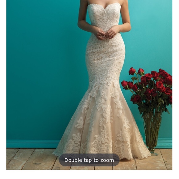 Gently Worn Allure Wedding Dress and Veil - Price Negotiable